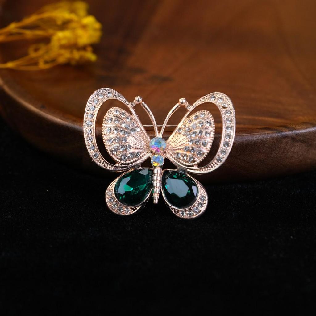 Bunte Retro Damen Korsagenbrosche - Elegante Anstecknadel im europäischen Stil