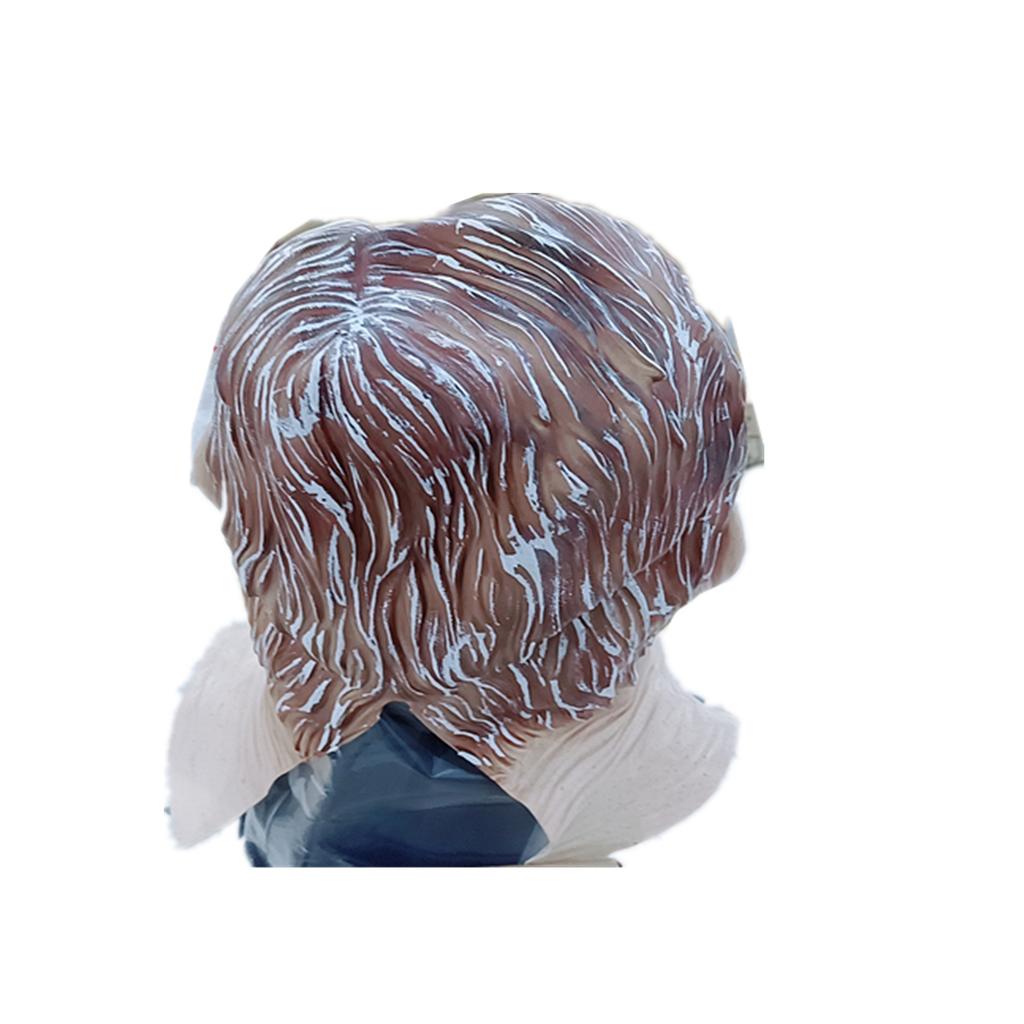 Human Latex Mask Old Man Headgear Cosplay Props For Halloween Costume Party Gift
