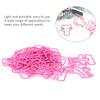20PCS   Plastic Coated Wire Paperclip Bear Shape Bookmark Clip File Notebook Holder