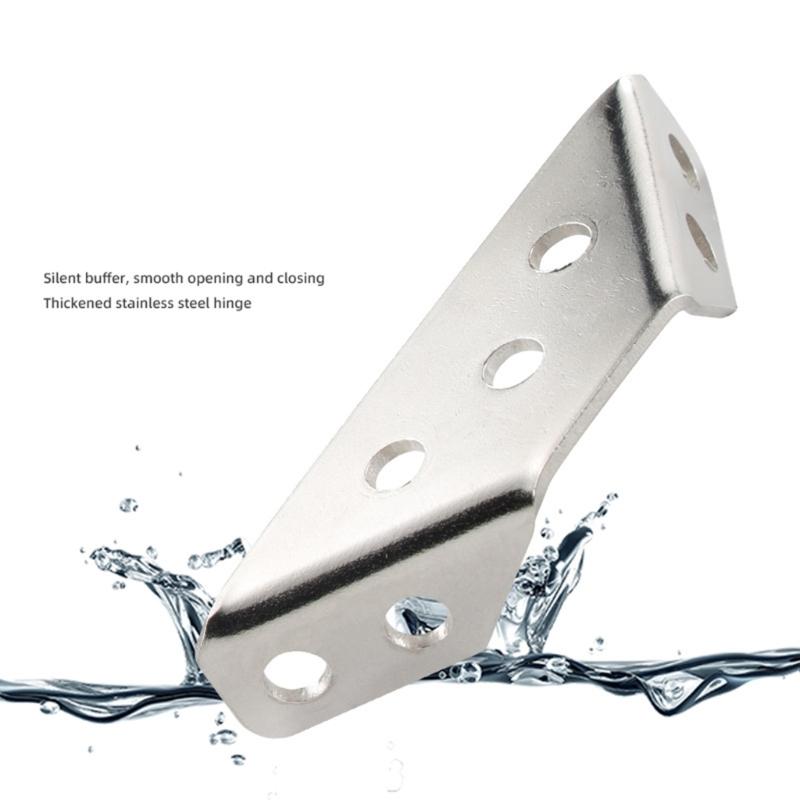 100Pcs Stainless Steel Furniture Corner Connector Cabinet Support Fixing Frame Corners Brace for Wood, Shelf Supports