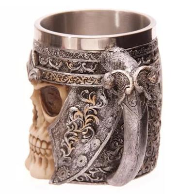 Viking Aço Inoxidável Café Caveira Caneca Cerveja Copo Presente para Homens Dia dos Pais Produtos de Venda