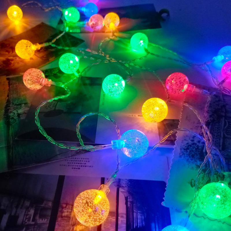 Best-Selling Super Bright LED Solar String Bubble Lights for Outdoor Camping Atmosphere