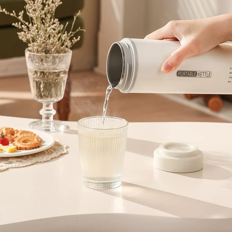 Hervidor de agua portátil eléctrico para viaje taza térmica de calentamiento rápido USB oficina