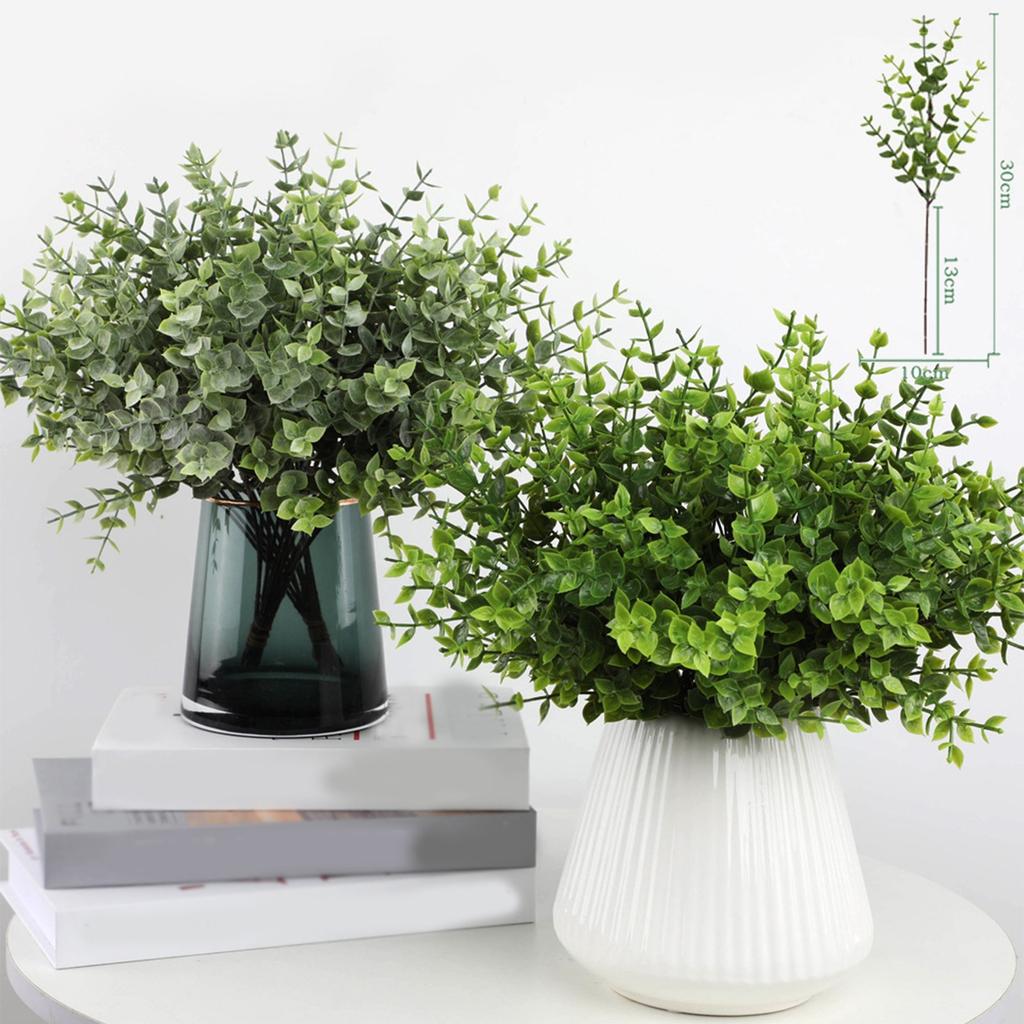 Simulation Green Plant Money Leaf Outdoor Home Wedding Decoration Artificial Flower Plastic Plant Ornaments