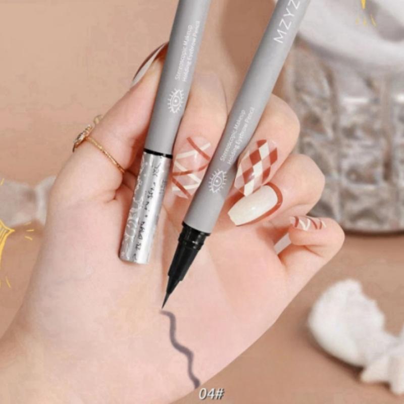 

Liquid Eyebrow Pencil 4 Colors Very Fine Lying Silkworm Eyeliner Lasting Nature Water Proof Brown Gray Water-based Eyebrow Pen