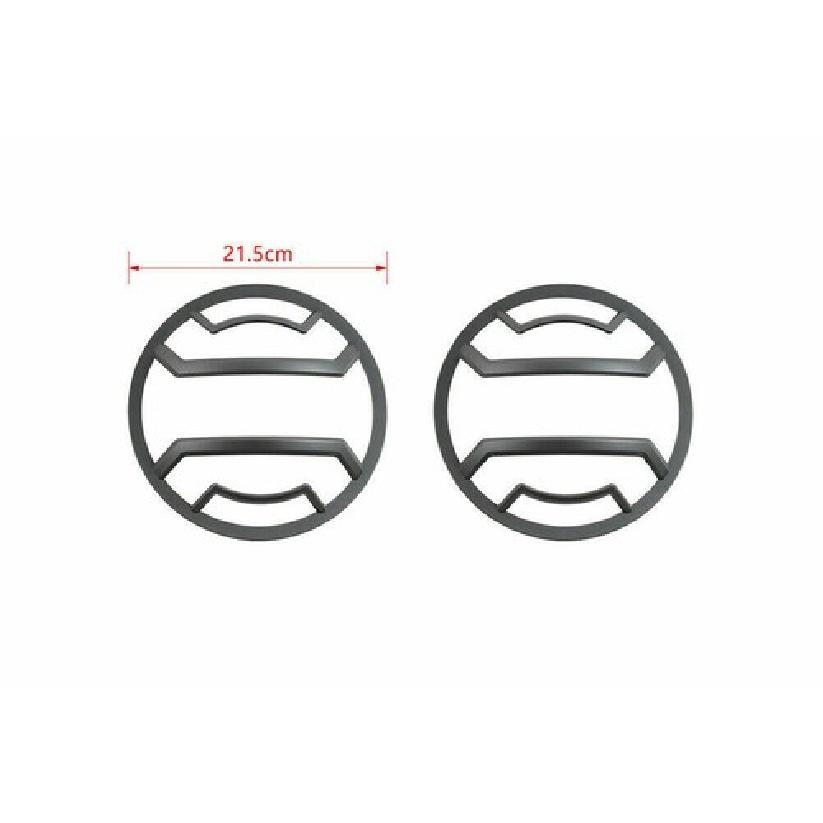 Front Headlight Lamp Guard Cover Trim Decor Black For Jeep Wrangler JL JT 2018+