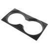 For Mazda 3 Axela  Car Central Console Water Cup Cover Sticker Trim    ABS Plastic Carbon Fiber Style