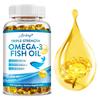 Hochkonzentrierte Omega-3-Fischölkapseln, 1250 mg Nahrungsergänzungsmittel für Erwachsene, tägliche Nahrungsergänzung für Männer und Frauen.