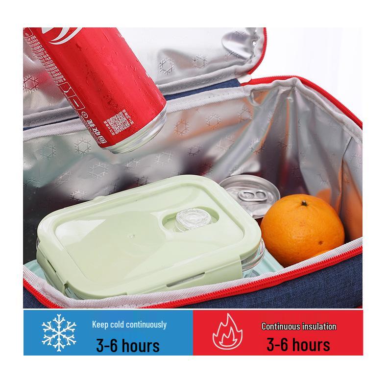 Vylepšená vodotěsná izolovaná taška na oběd z hliníkové fólie se silným uchem