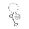 Inspirational Fitness Keychain Boxing Glove/Dumbbell/Golf Head Pendant Keyring Unique Gift For Gym Enthusiasts