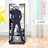 סימניות מתכת Jujutsu Kaisen עם דוגמת עמק HD, דמויות מרובות זמינות, אביזר קוספליי אנימה, ציוד לבית ספר