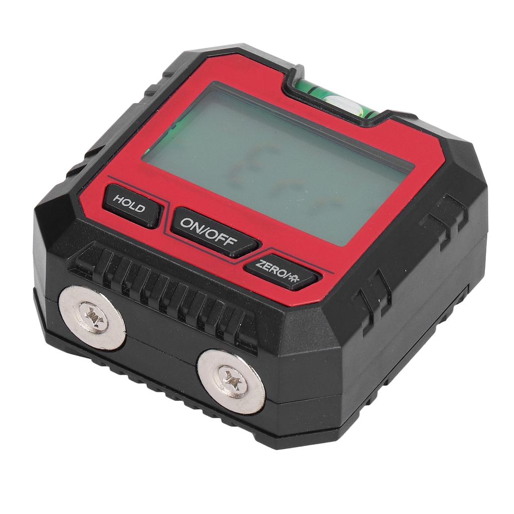 Digital Inclinometer Magnetic 90 degrees  Electronic Protractor Angle Level Finder Gauge for WoodworkingRed