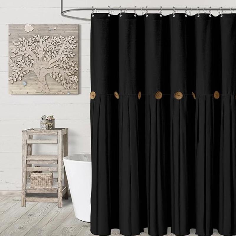 

Hampton Button-Stitched Shower Curtain