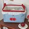 Modern Minimalist Storage Basket With Polyester Material For Laundry And Organizing Home Space