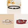 Gothic Inspired Pu Leather Belt With Sixpointed Star Buckle For Women And Daily Use