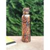 Copper Water Bottle, 1000ML, Set of 1, Green