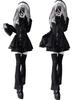 Dress Solid Long Layered Slimming Pleated Subculture Everyday Outings [Yhsuoxfd] Women's 2-Piece Set, Color, Sleeves, Look, Above-the-Knee, Shorts,
