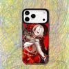 Arlecchino G-Genshin Impact Phone Case For iPhone 17,16,15,14,13,12,X,8,Pro,Max,Plus,SE4,Air,Mini HD Black IMD Matte