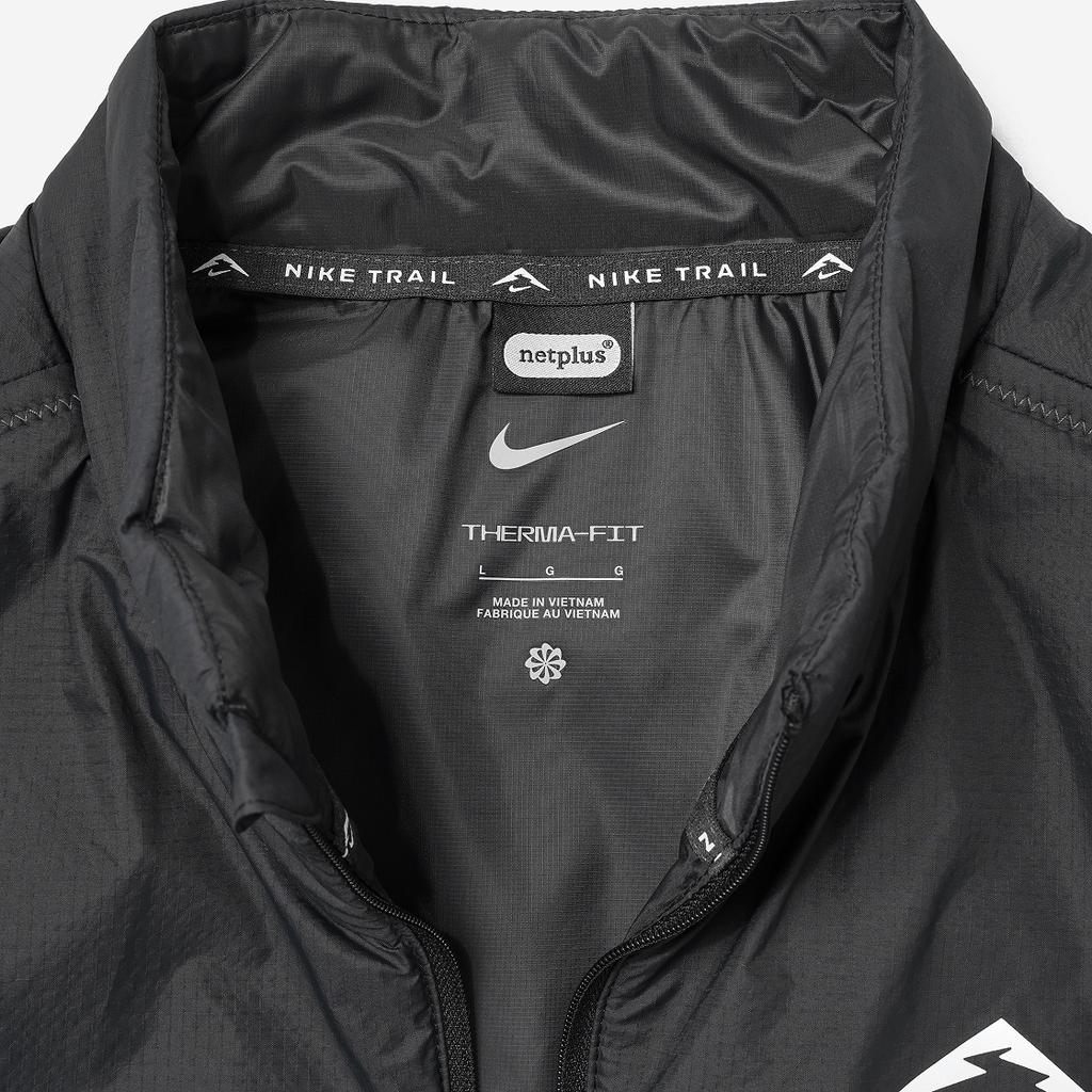 Nike Gilet sans manches à col montant zippé avec imprimé logo pour homme noir FZ0002-010