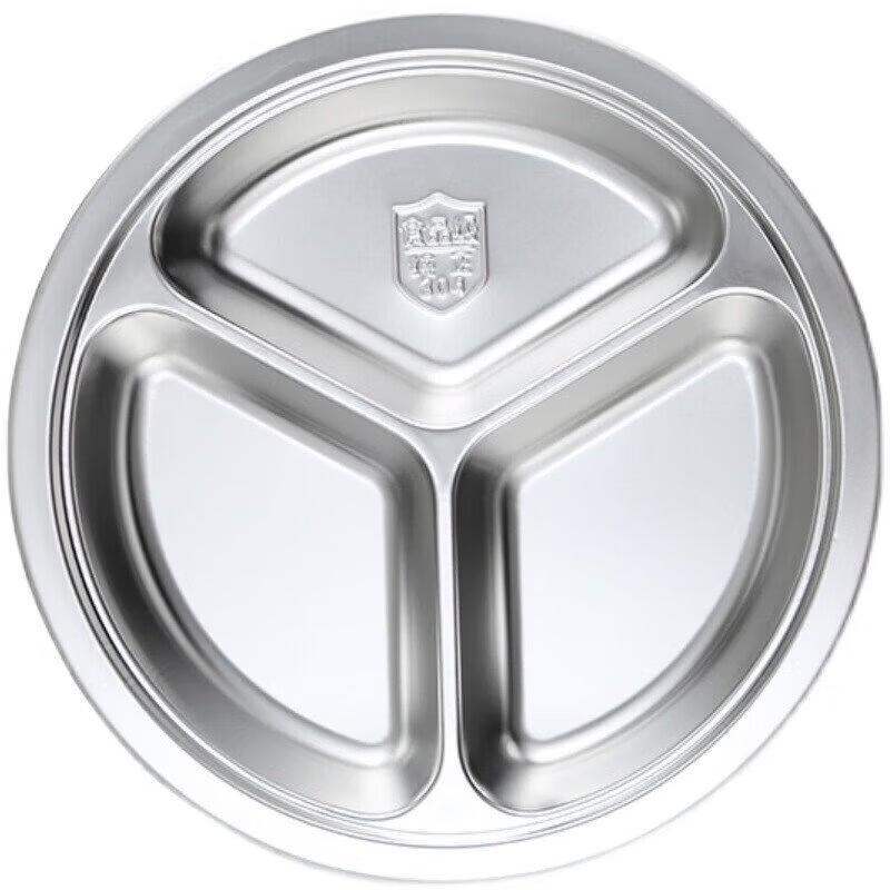 304 Stainless Steel Divided Meal Plate for Kids