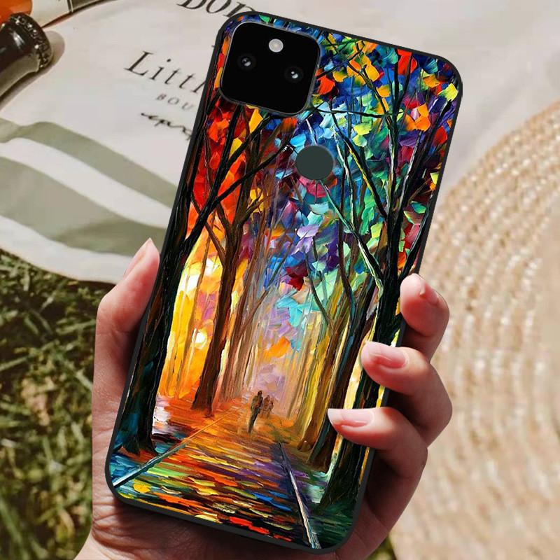 Modische Mattes Case Für Google Pixel 5A 5G 5 Case Weiches Silikon Google Pixel 4A 5G 4G Case Rückseite Pixel5 Pixel4A Cases Hüllen