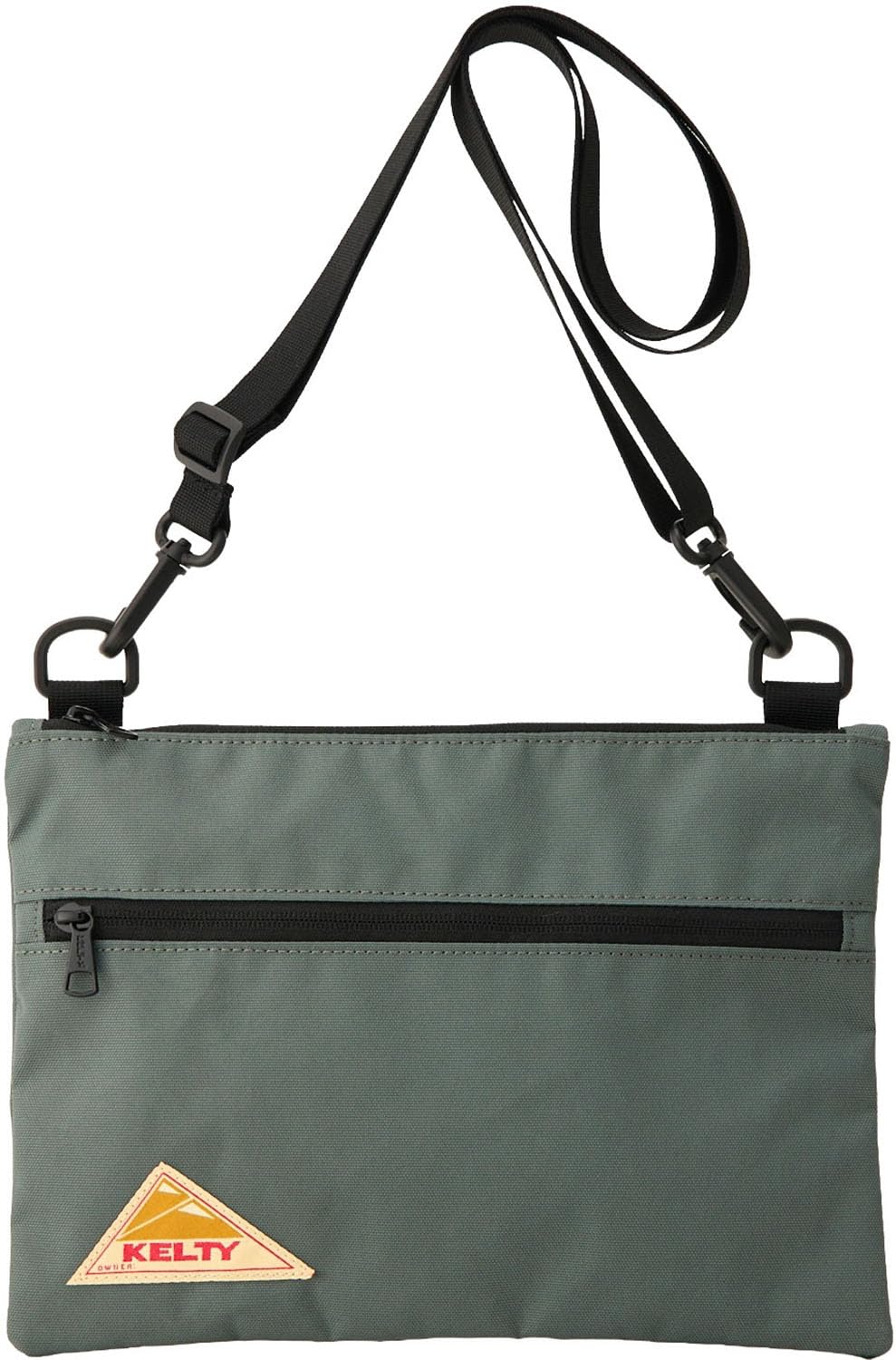 KELTY Походная сумка через плечо ES FLAT POUCH SM 21см x 29см x 1см Шалфей 3259270726