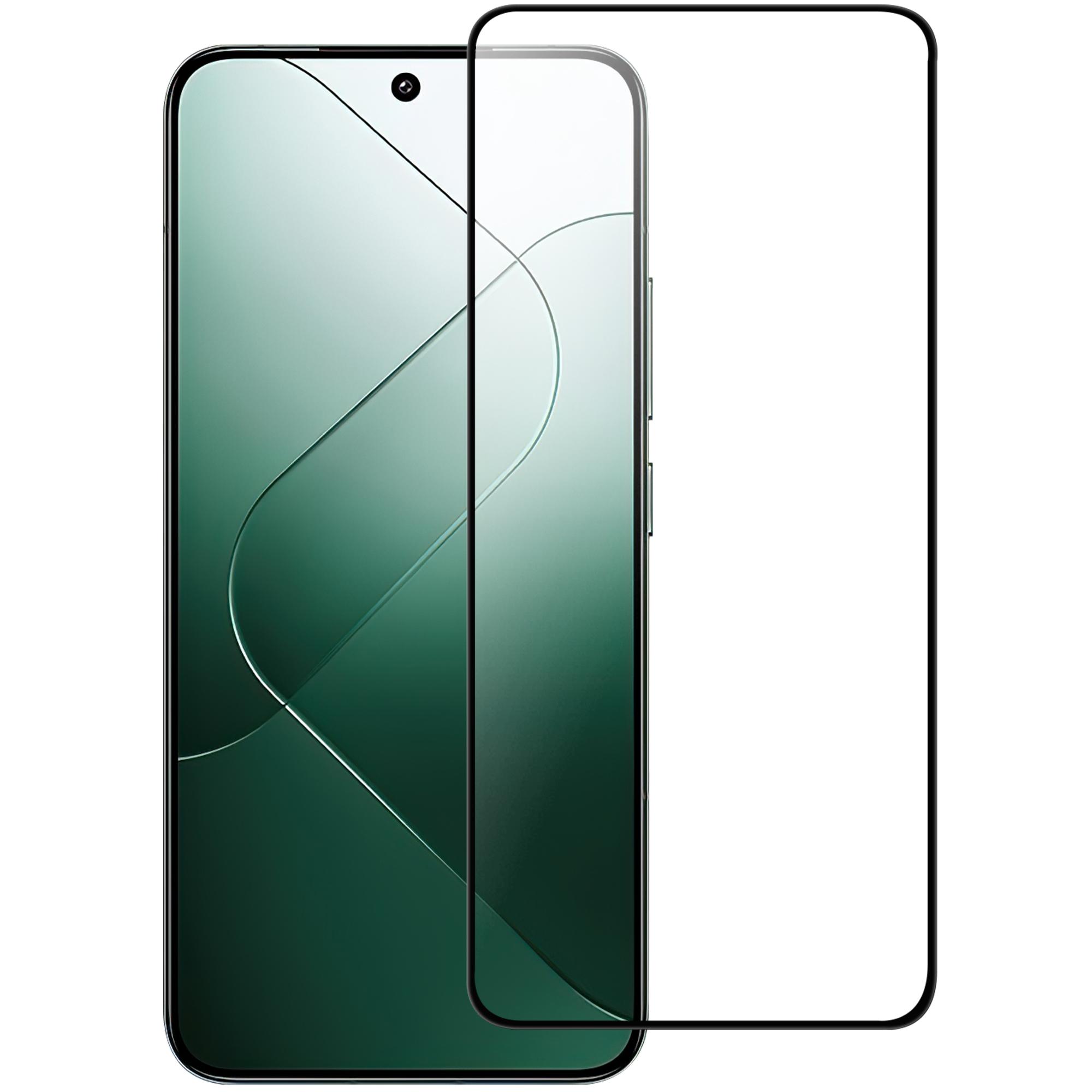 

Для Xiaomi 14T/14T Pro Захисне скло AGC Повний клей Чорна рамка Екранна плівка Type A