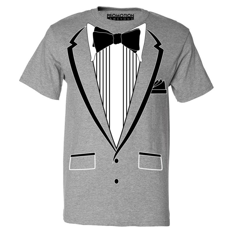 Tailcoat Printing T Shirt Men Street Funny Cosplay Short Sleeve T Shirts Fake Tie Captain Clothes Fashion Trend Top