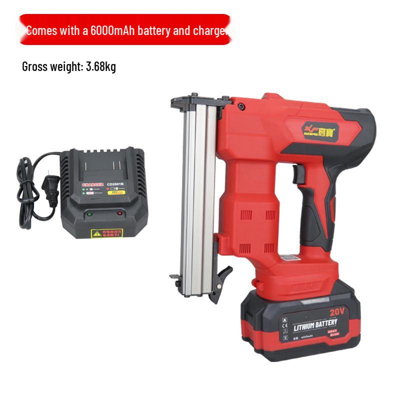 Gaobao Rechargeable Brushless Lithium Battery 1022J Brad Nailer - Electric Nail Gun for Woodworking and Furniture