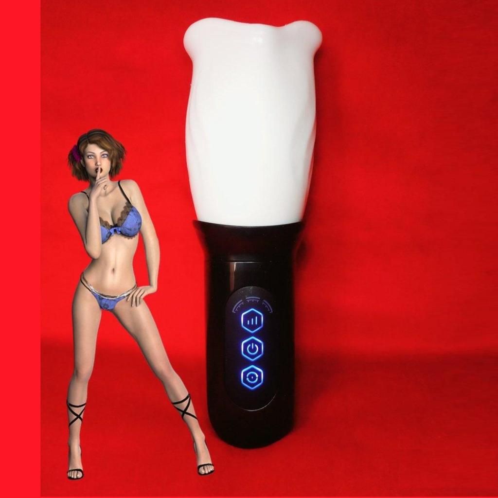 Male Masturbator Oral Sex Trainer Vibrator Sex Toys For Men Vagina Real Pussy Adult Delay Automatic Climax Glans Stimulate ManAA
