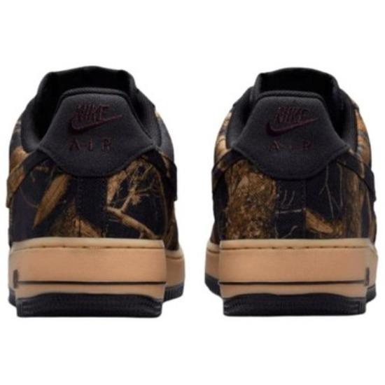 Nike Air Force 1 Realtree Baum Tarnung Mode Komfort Niedrige Sneaker Unisex Braun IH1221-900