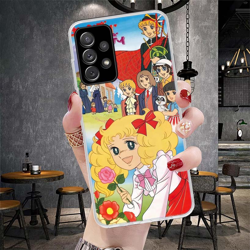 Anime Candy Phone Case For Samsung Galaxy A13 A14 A15 A16 A17 A53 A54 A55 A56 A57 A33 A34 A35 A36 A37 A23 A24 A25 A26 Galaxy A13