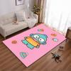 Cute Cartoon Fish Character Pink Carpet for Kids' Room Decor Suitable for Use As an Anti-slip for Living Room Bedroom Sofas