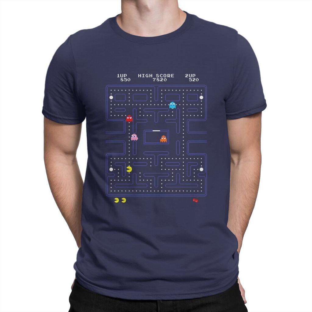 Koszulki męskie Bawełniane Vintage Koszulka z okrągłym dekoltem T-shirt Krótki rękaw Odzież Drukowana