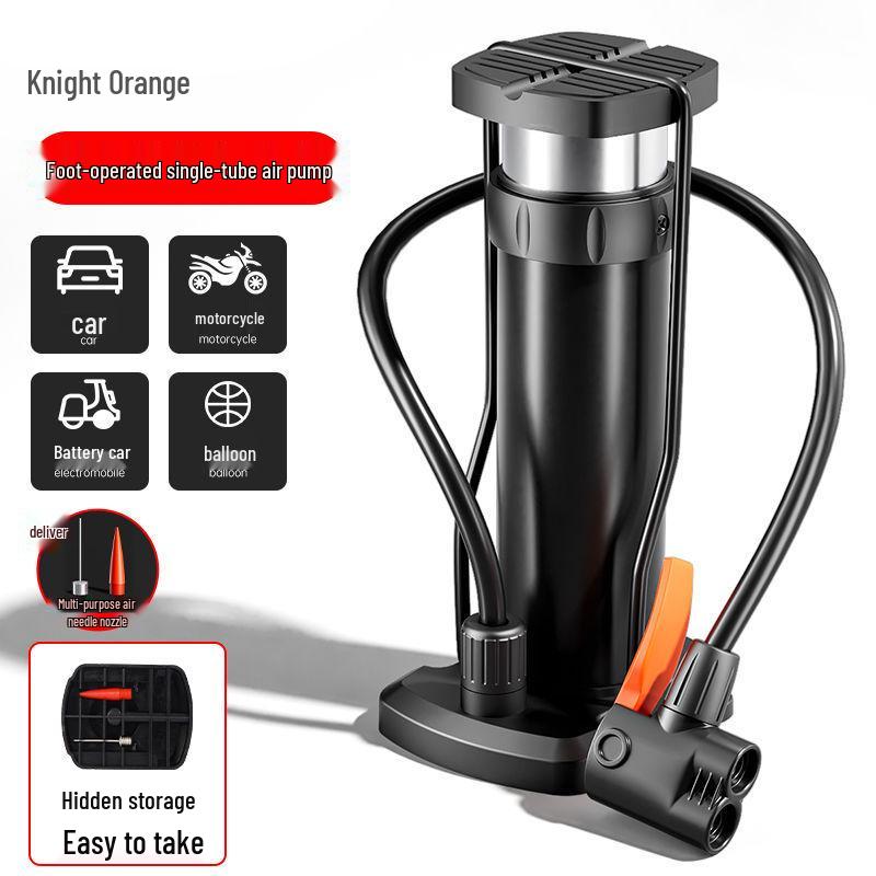 Portable Electric High-Pressure Air Pump for Home, Battery-Powered Foot Pump for Basketballs
