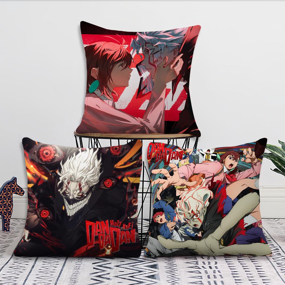 Anime Dandadan Cushion Cover For Pillow Printing Sofa Decoration Home Car Room Coffee Shop Office Nordic Simplicity