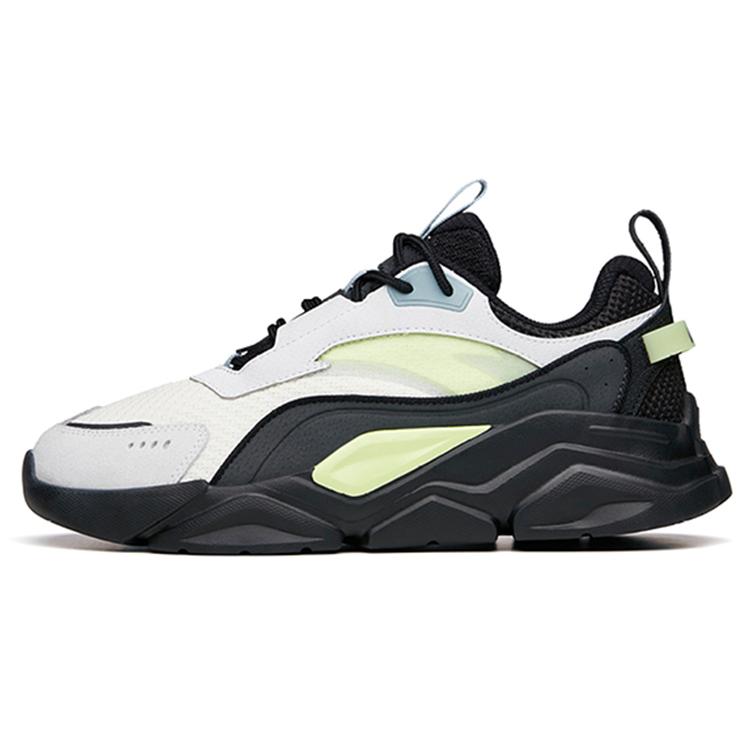

ANTA Casual Shoes Men s Low top Ivory White/Black/Sand Grain Gray 912138829-3 41