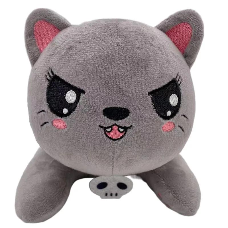

Cartoon 25cm Miss Misa and Moon Plushy Toys Kawaii Grey Skeleton Pink wing Cat Dolls Soft Stuffed Animal Peluches Toys Gifts 25CM сірий
