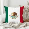 Flag Of Mexico Pillow Case Bedroom Sofa Living Room Backrest Decoration Square Cushion Nap Time