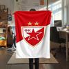 Crvena Zvezda Logo FlAannel Blanket, High Quality Comfortable for All Seasons, Home Decor, Warmth and Comfort