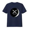 Xrp Crypto Cryptocurrency Ripple Moon T Shirt Coin Vintage Washed Unisex Homme Graphic Breathable Top For Everyday Wear Stylish