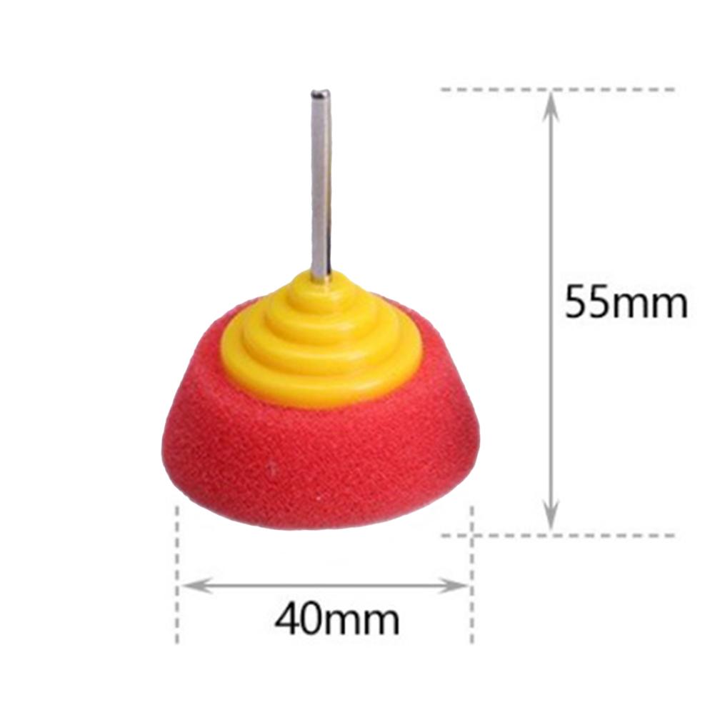 Mini Polishing Sponge Car Foam Drill Polishing Pad 3mm Shank Buffing Wheel Polishing Tools For Car Hub Steel Rim Burnishing