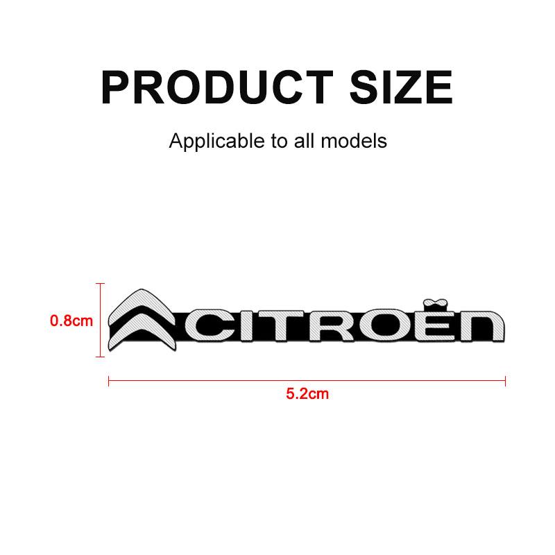 Car Audio Decorate 3D Aluminum Badge Emblem 3D Sticker For Citroen C1 C2 C3 C4 C5 C6 C8 C4L DS3 DS4 DS5 LS DS6 Grand Picasso