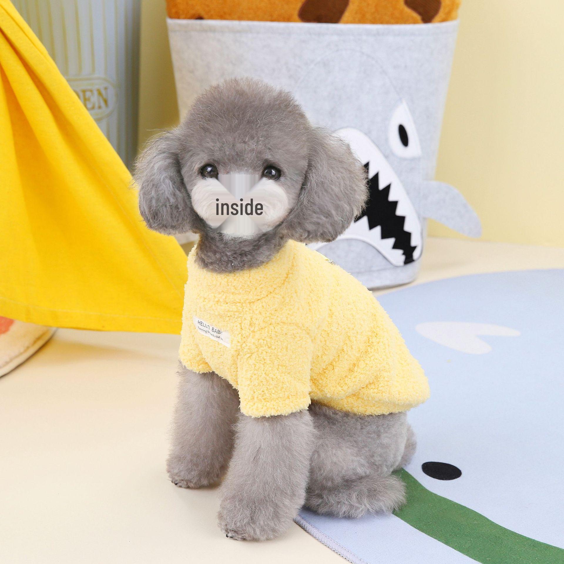 

23 Cloud Fleece Autumn/Winter Pet Clothes for Dogs & Cats Extra Extra Large жёлтый