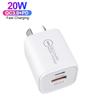 AU Plug Mini Portable PD20W QC3.0 Charger Type-C Fast Charging USB C Wall Charger for Cell Phone Dual Ports
