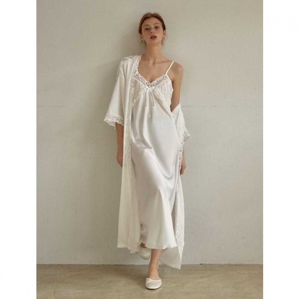 Lunaluz Women S Satin Slip Robe   Fabiola enSemble