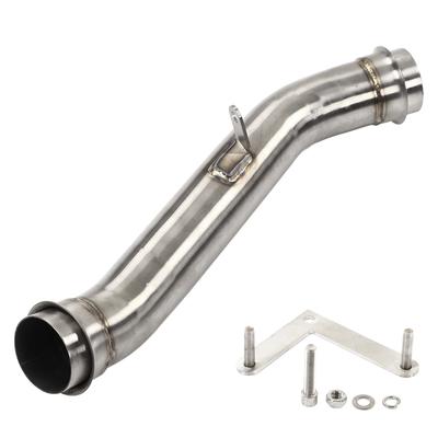 Motorcycle Exhaust Middle Link Pipe Stainless Steel Exhaust System Mid Connection Tube Rod for 1290 Super R 2014‑2019