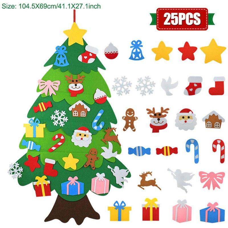 Christmas Ideas For 2022 For Kids Buy Kids Diy Felt Christmas Tree Merry Christmas Decorations For Home  Christmas Ornaments Noel Navidad Xmas Gifts New Year 2022 At Affordable  Prices — Free Shipping, Real Reviews With Photos — Joom