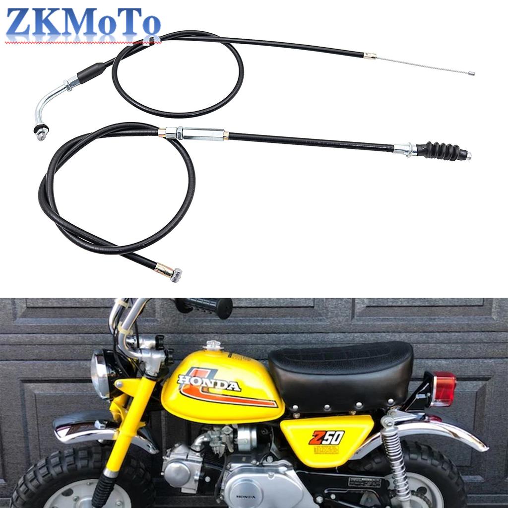 Motorcycle Clutch Cable & Throttle Cable For Honda Z50 Z50A Z50J Z50R Mini Trail Monkey Bike Motorcycle Parts