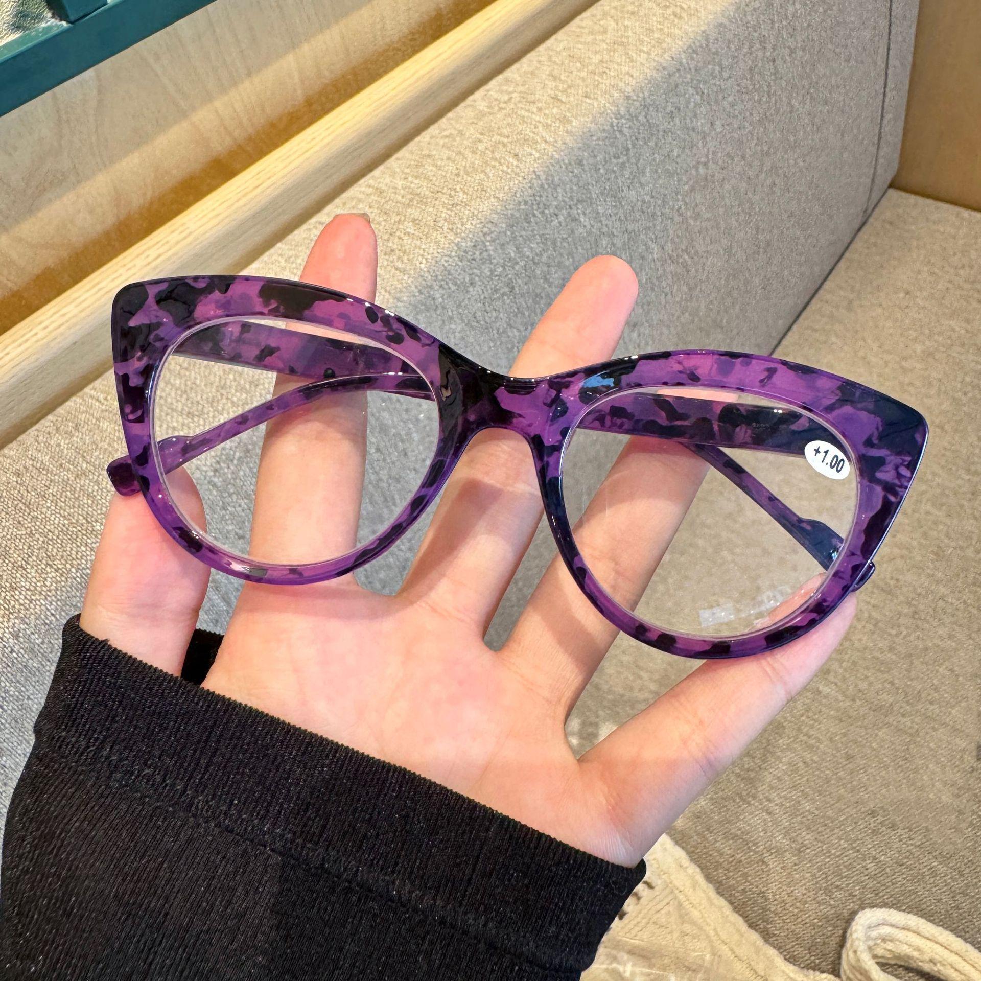 

Очки для чтения «кошачий глаз» высокой четкости для женщин с пружинными петлями +3.50